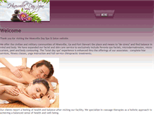 Tablet Screenshot of hinesvilledayspa.com